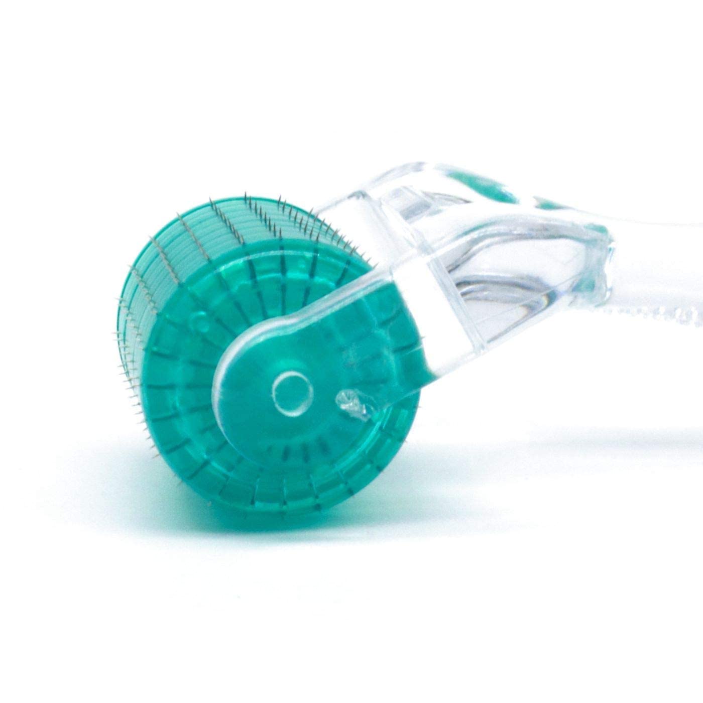 Close up shot of the microneedling derma roller